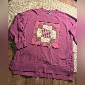 Old Navy Quilt Block Tunic Jumper M